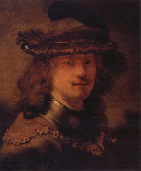 REMBRANDT Harmenszoon van Rijn Self-Portrait oil painting picture
